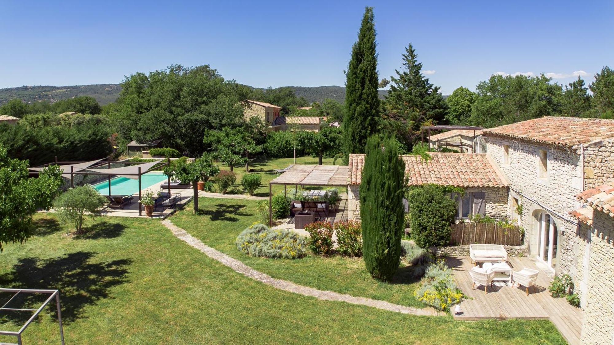 Mas Oréa côté piscine Gordes Esterno foto
