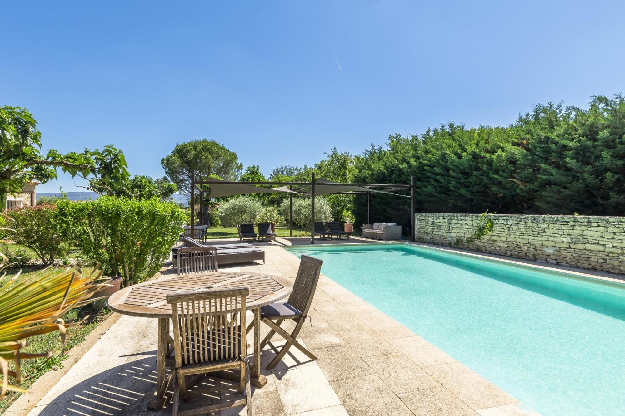 Mas Oréa côté piscine Gordes Esterno foto
